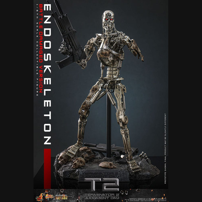 Hot Toys Terminator 2 - Endoskelett (Battle Damaged) Masterpiece Die-cast 1/6 Actionfigur