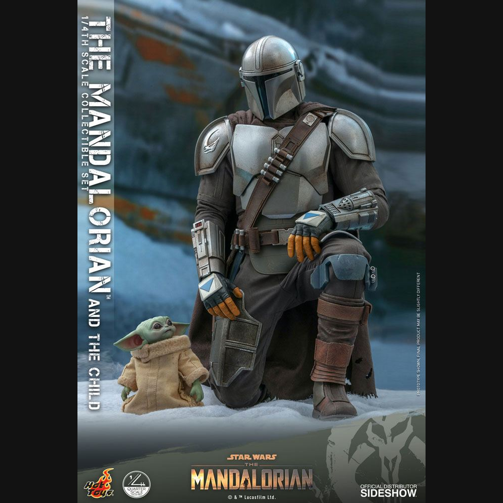 Hot Toys Star Wars: The Mandalorian - The Mandalorian & The Child 1/4 Actionfiguren Doppelpack