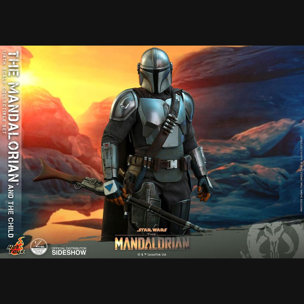 Hot Toys Star Wars: The Mandalorian - The Mandalorian & The Child 1/4 Actionfiguren Doppelpack