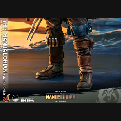 Hot Toys Star Wars: The Mandalorian - The Mandalorian & The Child 1/4 Actionfiguren Doppelpack