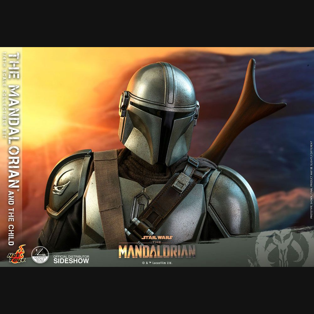 Hot Toys Star Wars: The Mandalorian - The Mandalorian & The Child 1/4 Actionfiguren Doppelpack