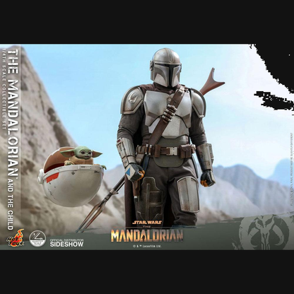 Hot Toys Star Wars: The Mandalorian - The Mandalorian & The Child 1/4 Actionfiguren Doppelpack