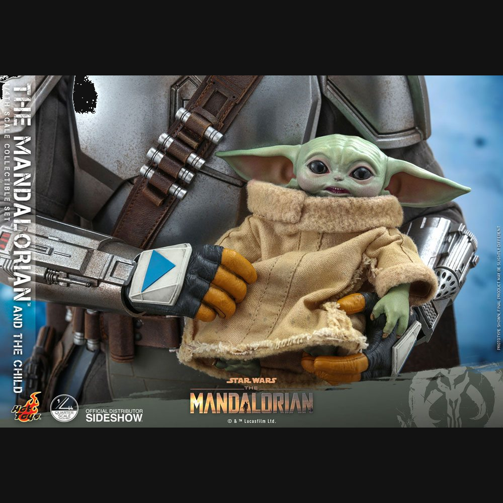 Hot Toys Star Wars: The Mandalorian - The Mandalorian & The Child 1/4 Actionfiguren Doppelpack