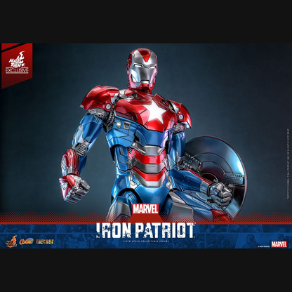 Hot Toys Marvel: Iron Man - Iron Patriot Masterpiece Diecast 1/6 Actionfigur