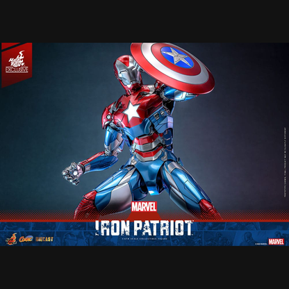 Hot Toys Marvel: Iron Man - Iron Patriot Masterpiece Diecast 1/6 Actionfigur