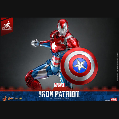 Hot Toys Marvel: Iron Man - Iron Patriot Masterpiece Diecast 1/6 Actionfigur