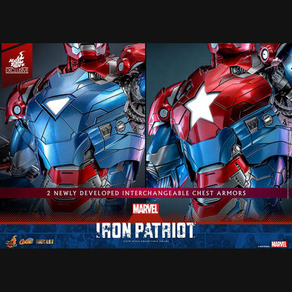 Hot Toys Marvel: Iron Man - Iron Patriot Masterpiece Diecast 1/6 Actionfigur