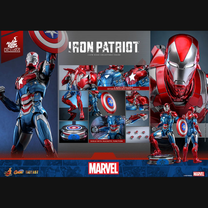 Hot Toys Marvel: Iron Man - Iron Patriot Masterpiece Diecast 1/6 Actionfigur