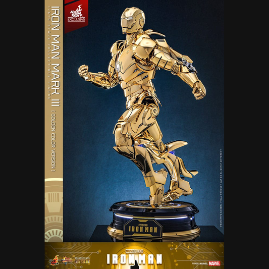 Hot Toys Marvel: Iron Man - Iron Man Mark III (Gold) Masterpiece Diecast 1/6 Actionfigur