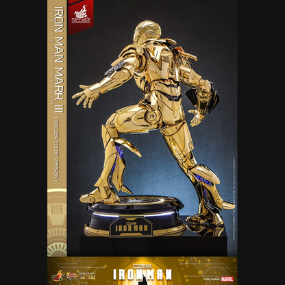 Hot Toys Marvel: Iron Man - Iron Man Mark III (Gold) Masterpiece Diecast 1/6 Actionfigur