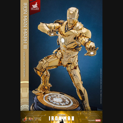 Hot Toys Marvel: Iron Man - Iron Man Mark III (Gold) Masterpiece Diecast 1/6 Actionfigur