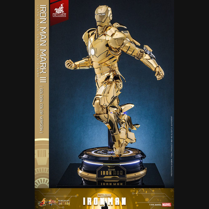 Hot Toys Marvel: Iron Man - Iron Man Mark III (Gold) Masterpiece Diecast 1/6 Actionfigur