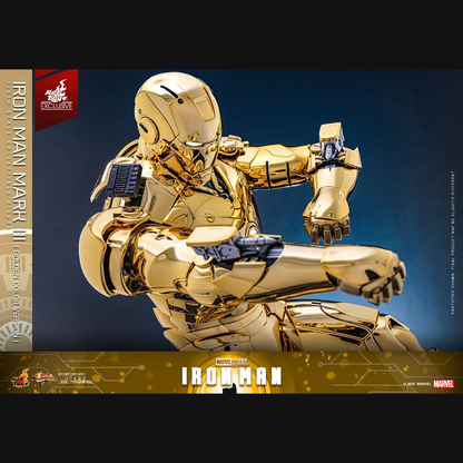 Hot Toys Marvel: Iron Man - Iron Man Mark III (Gold) Masterpiece Diecast 1/6 Actionfigur