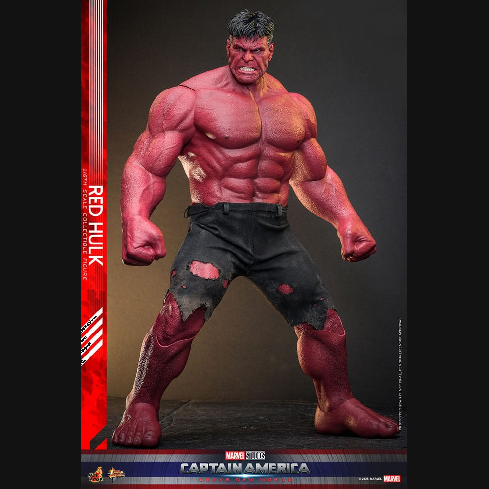 Hot Toys Marvel: Captain America Brave New World - Red Hulk Masterpiece 1/6 Actionfigur
