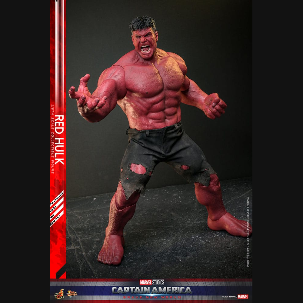 Hot Toys Marvel: Captain America Brave New World - Red Hulk Masterpiece 1/6 Actionfigur