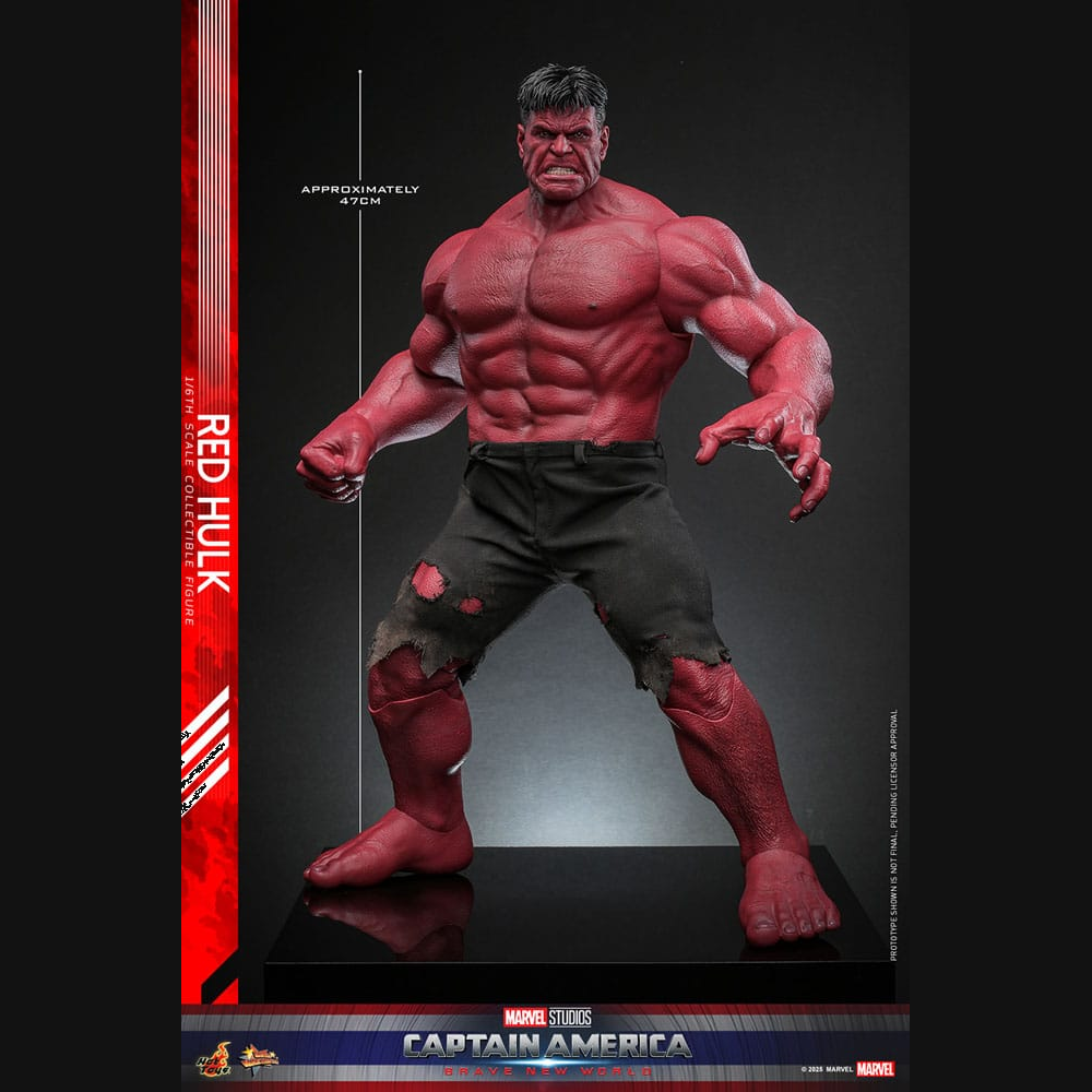 Hot Toys Marvel: Captain America Brave New World - Red Hulk Masterpiece 1/6 Actionfigur