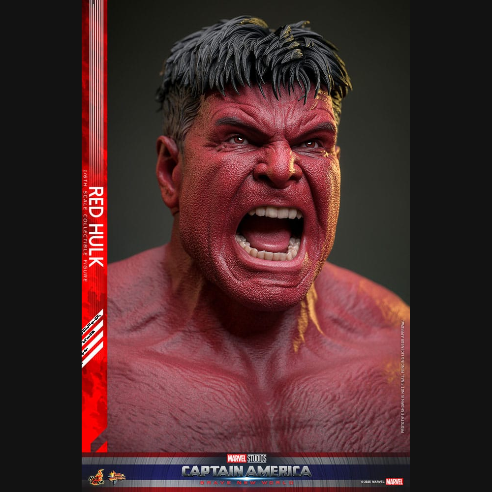 Hot Toys Marvel: Captain America Brave New World - Red Hulk Masterpiece 1/6 Actionfigur