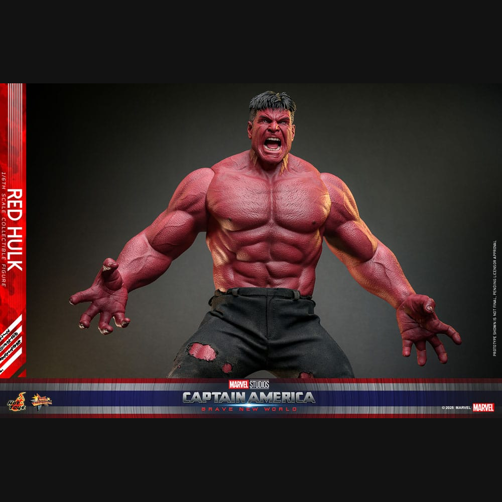 Hot Toys Marvel: Captain America Brave New World - Red Hulk Masterpiece 1/6 Actionfigur