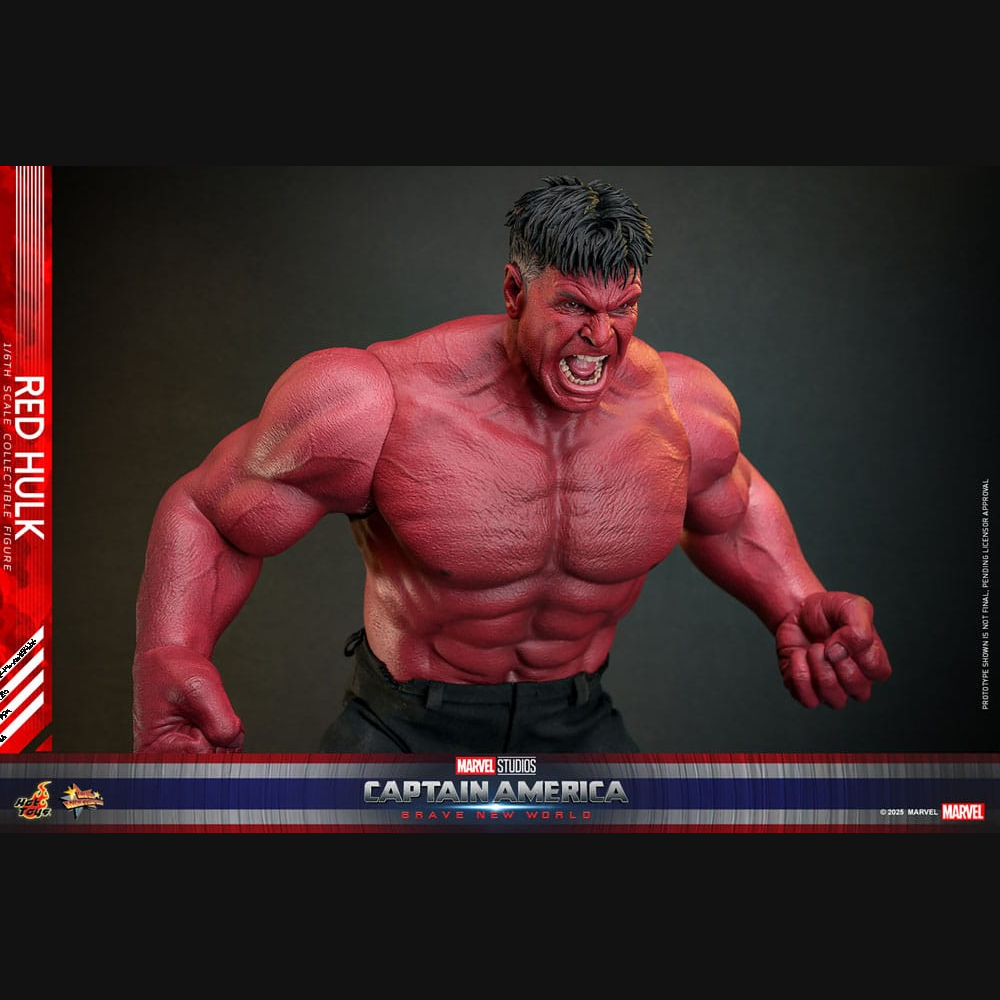 Hot Toys Marvel: Captain America Brave New World - Red Hulk Masterpiece 1/6 Actionfigur