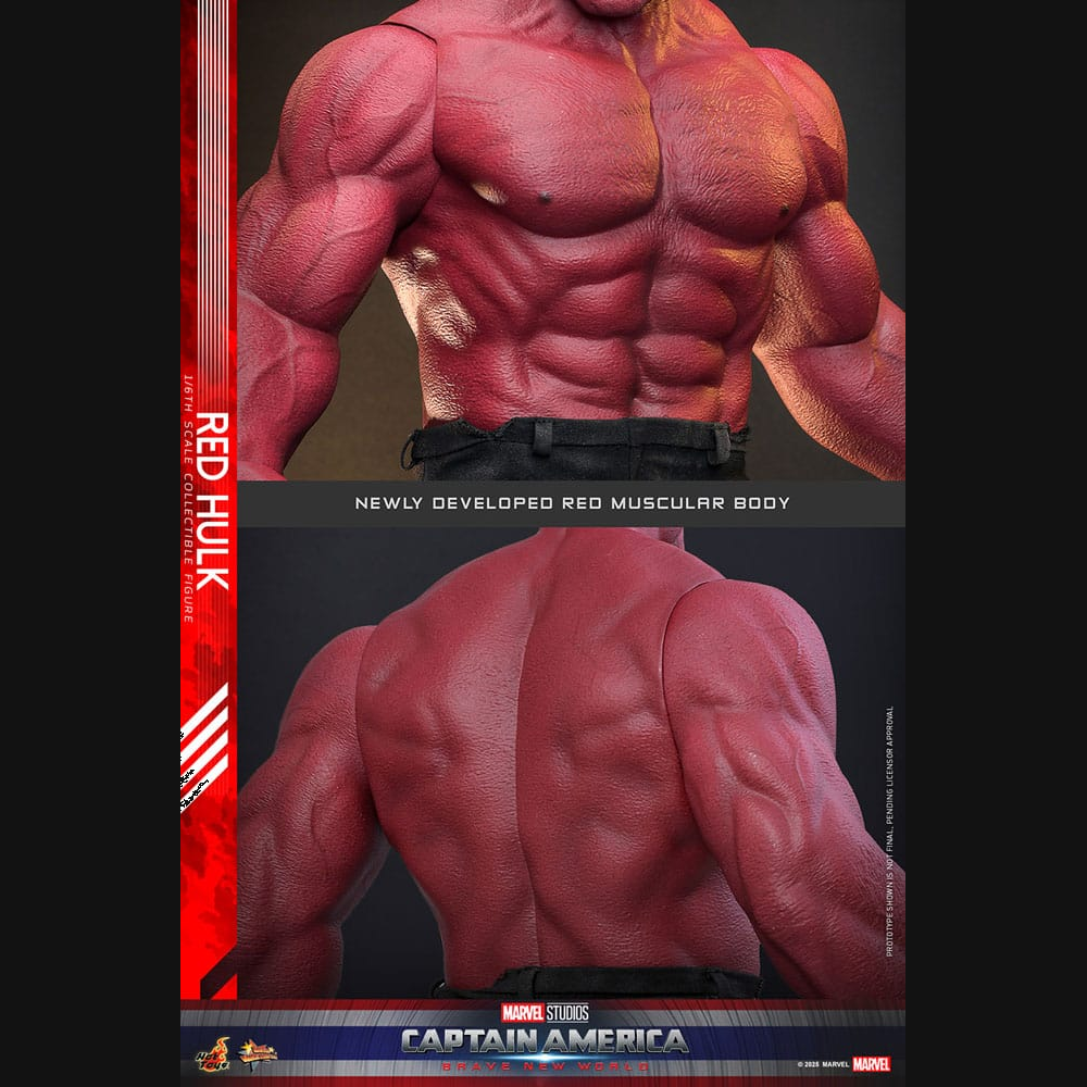 Hot Toys Marvel: Captain America Brave New World - Red Hulk Masterpiece 1/6 Actionfigur