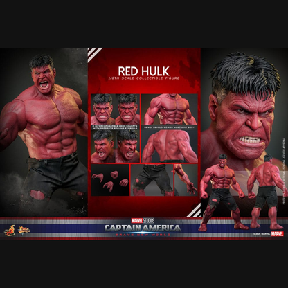 Hot Toys Marvel: Captain America Brave New World - Red Hulk Masterpiece 1/6 Actionfigur