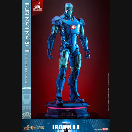 Hot Toys Marvel: Iron Man - Iron Man Mark III (Stealth Mode) 2.0 Masterpiece Diecast 1/6 Actionfigur