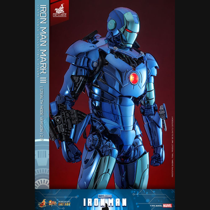 Hot Toys Iron Man - Iron Man Mark III (Stealth Mode) 2.0 Masterpiece Diecast 1/6 Actionfigur