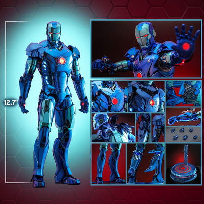 Hot Toys Iron Man - Iron Man Mark III (Stealth Mode) 2.0 Masterpiece Diecast 1/6 Actionfigur