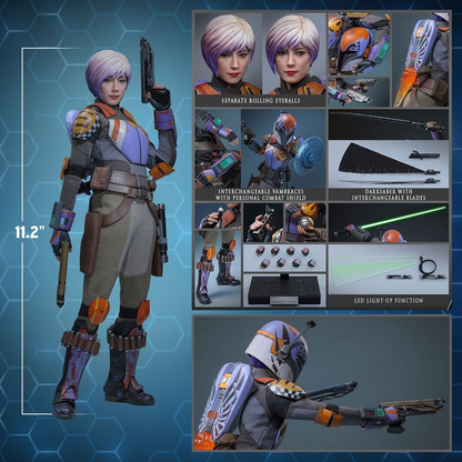 Hot Toys Star Wars: Rebels - Sabine Wren Masterpiece 1/6 Actionfigur