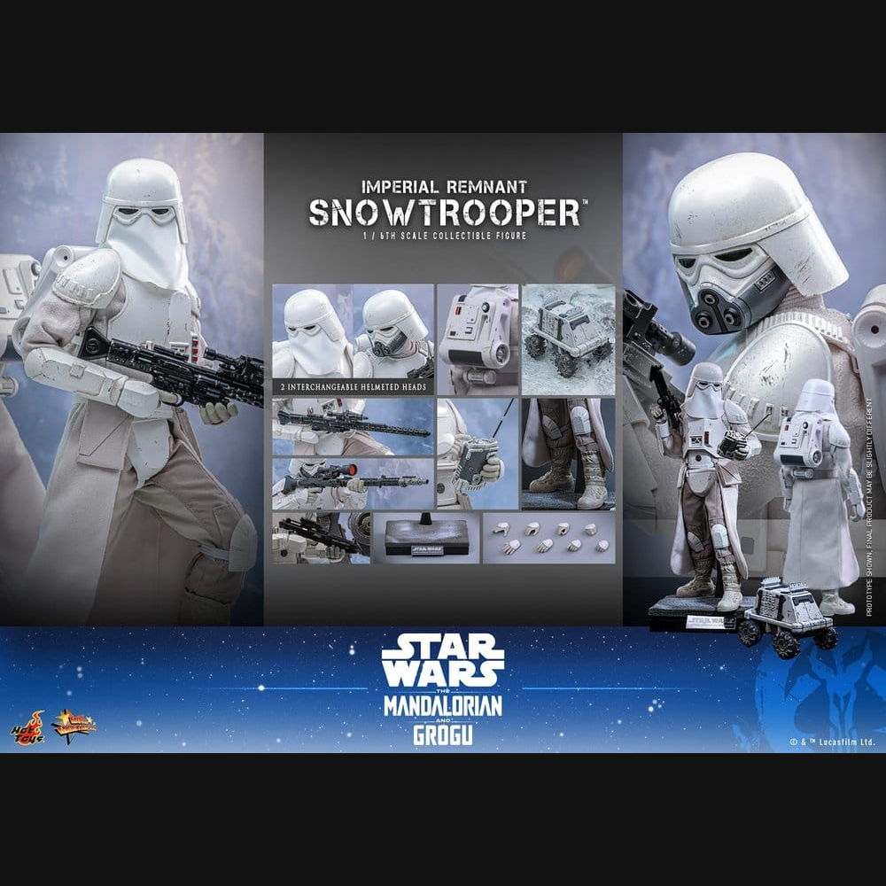 Hot Toys Star Wars: The Mandalorian & Grogu - Imperial Remnant Snowtrooper Masterpiece 1/6 Actionfigur