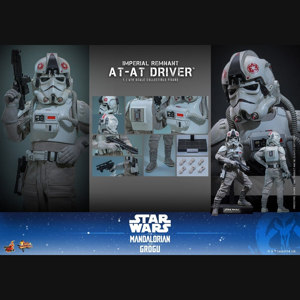 Hot Toys Star Wars: The Mandalorian & Grogu - Imperial Remnant AT-AT Driver Masterpiece 1/6 Actionfigur