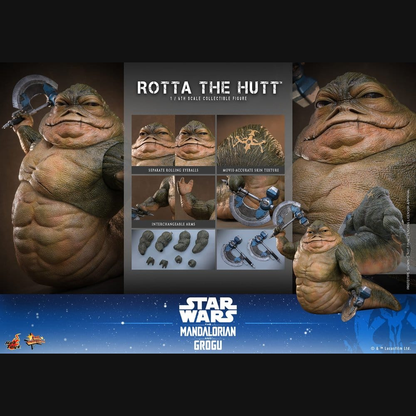 Hot Toys Star Wars: The Mandalorian & Grogu - Rotta The Hutt Masterpiece 1/6 Actionfigur