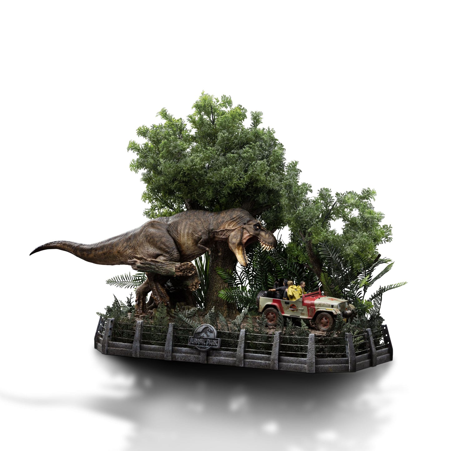 Iron Studios Jurassic Park – T-Rex Chase Demi Art Scale 1/20 – Statue