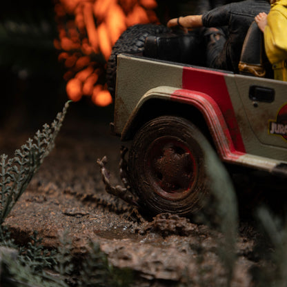 Iron Studios Jurassic Park – T-Rex Chase Demi Art Scale 1/20 – Statue