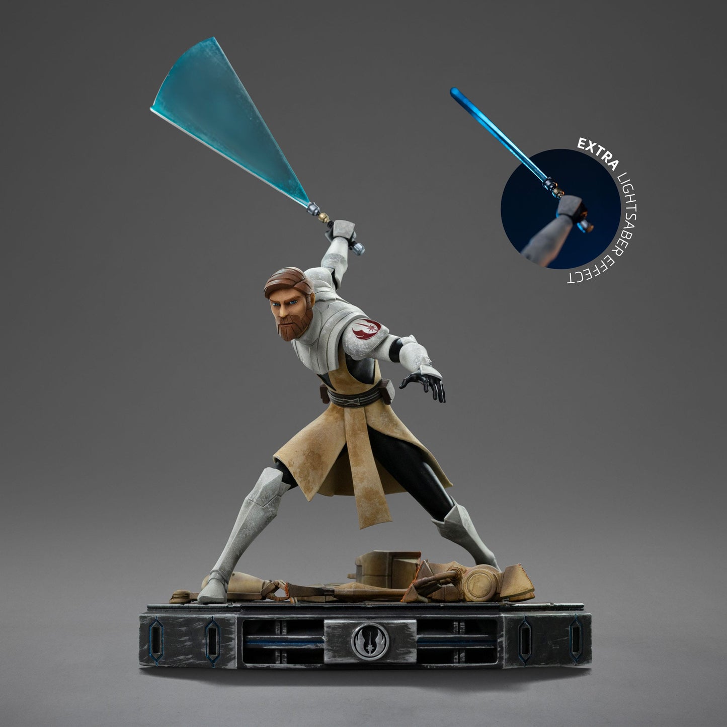 Iron Studios Star Wars: Clone Wars - Obi-Wan Kenobi Art Scale 1/10 - Statue