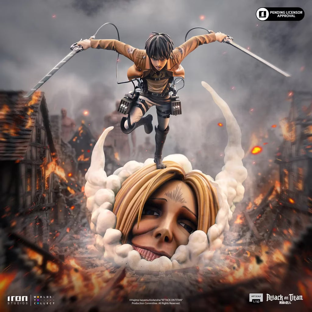 Iron Studios Attack on Titan - Eren Yeager Art Scale 1/10 - Statue