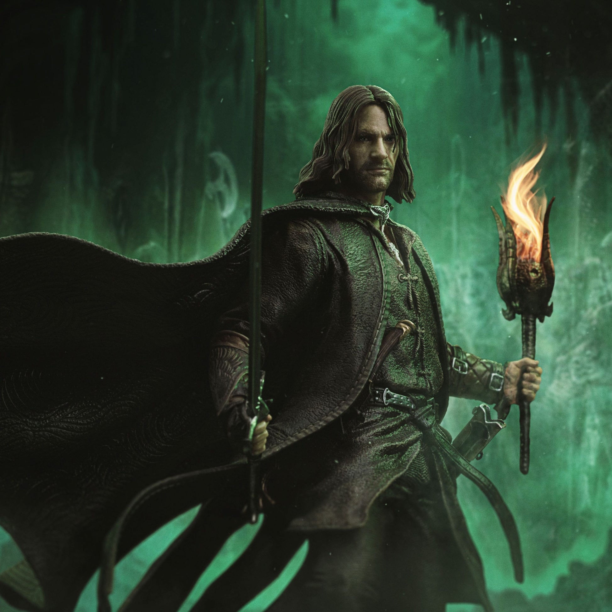 Iron Studios Der Herr der Ringe - Aragorn Unleashed Art Scale 1/10 - Statue