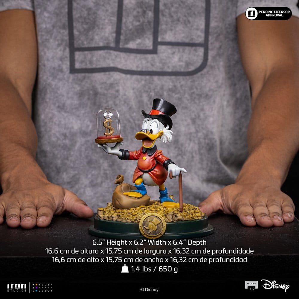 Iron Studios Disney: Duck Tales - Dagobert Duck Art Scale 1/10 - Statue
