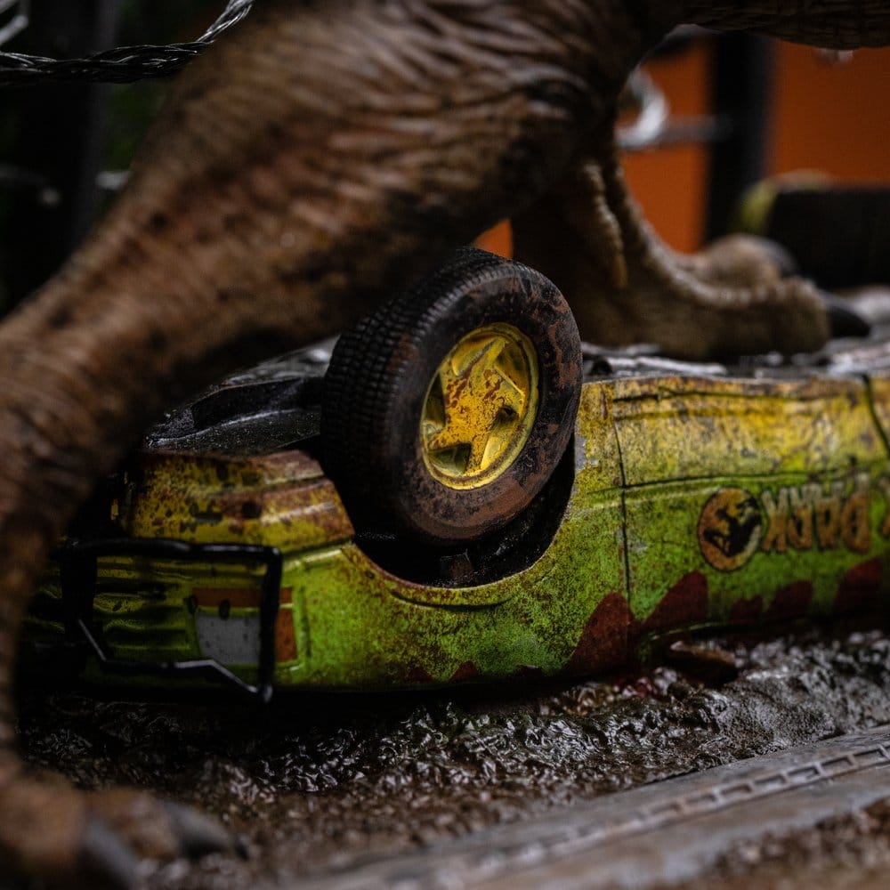 Iron Studios Jurassic Park - T-Rex Ausbruch Set A - Icons Statue