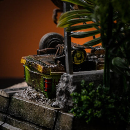 Iron Studios Jurassic Park - T-Rex Ausbruch Set A - Icons Statue
