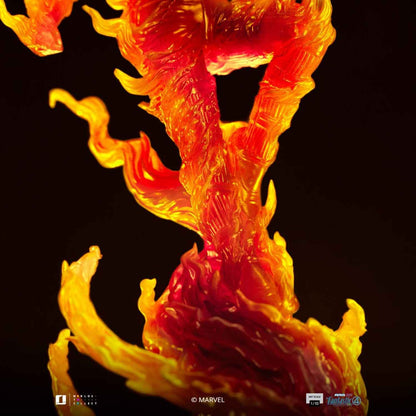 Iron Studios Marvel: Fantastic Four - Human Torch Art Scale 1/10 - Statue