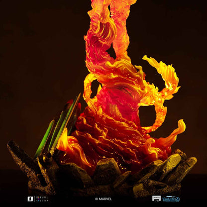 Iron Studios Marvel: Fantastic Four - Human Torch Art Scale 1/10 - Statue