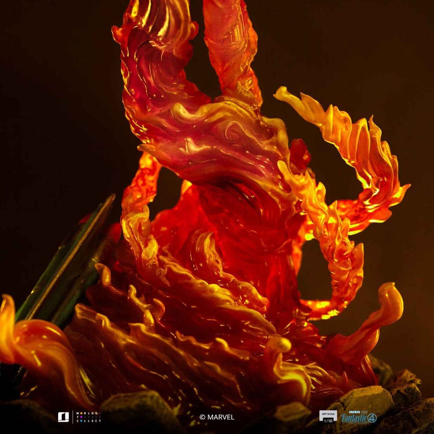 Iron Studios Marvel: Fantastic Four - Human Torch Art Scale 1/10 - Statue