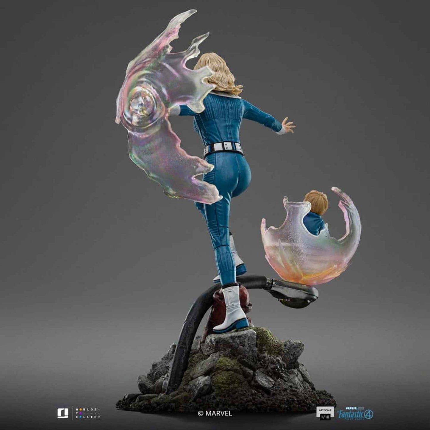 Iron Studios Marvel: Fantastic Four - Invisible Woman und Franklin Art Scale 1/10 - Statue