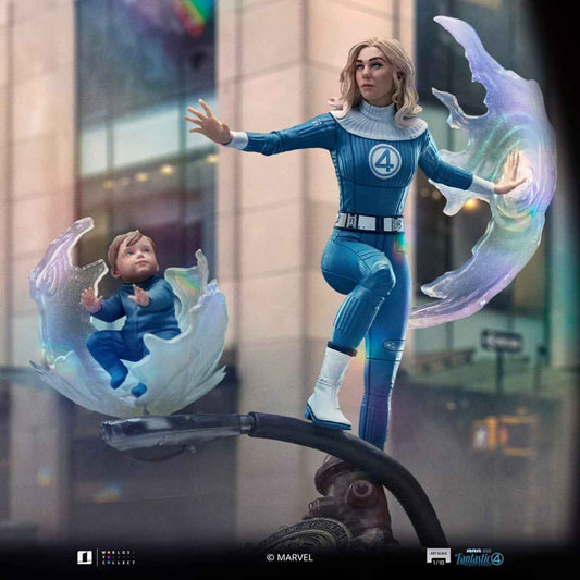 Iron Studios Marvel: Fantastic Four - Invisible Woman und Franklin Art Scale 1/10 - Statue
