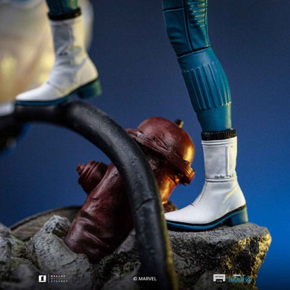 Iron Studios Marvel: Fantastic Four - Invisible Woman und Franklin Art Scale 1/10 - Statue