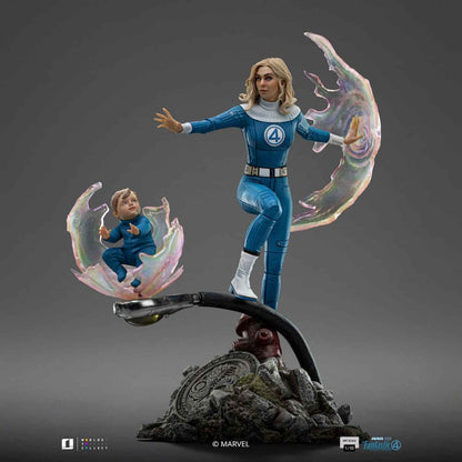 Iron Studios Marvel: Fantastic Four - Invisible Woman und Franklin Art Scale 1/10 - Statue