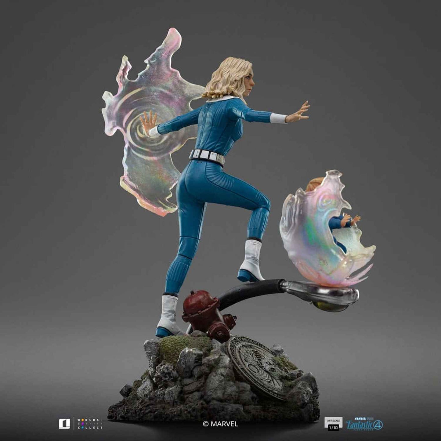 Iron Studios Marvel: Fantastic Four - Invisible Woman und Franklin Art Scale 1/10 - Statue