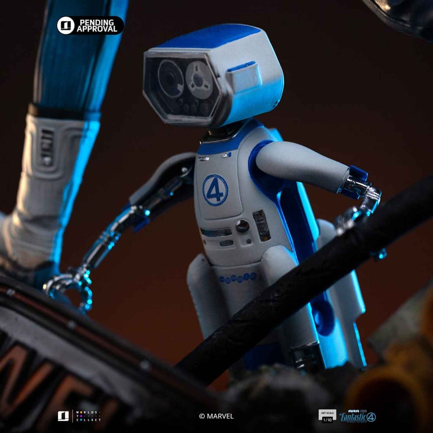 Iron Studios Marvel: Fantastic Four - Mr. Fantastic und H.E.R.B.I.E Art Scale 1/10 - Statue