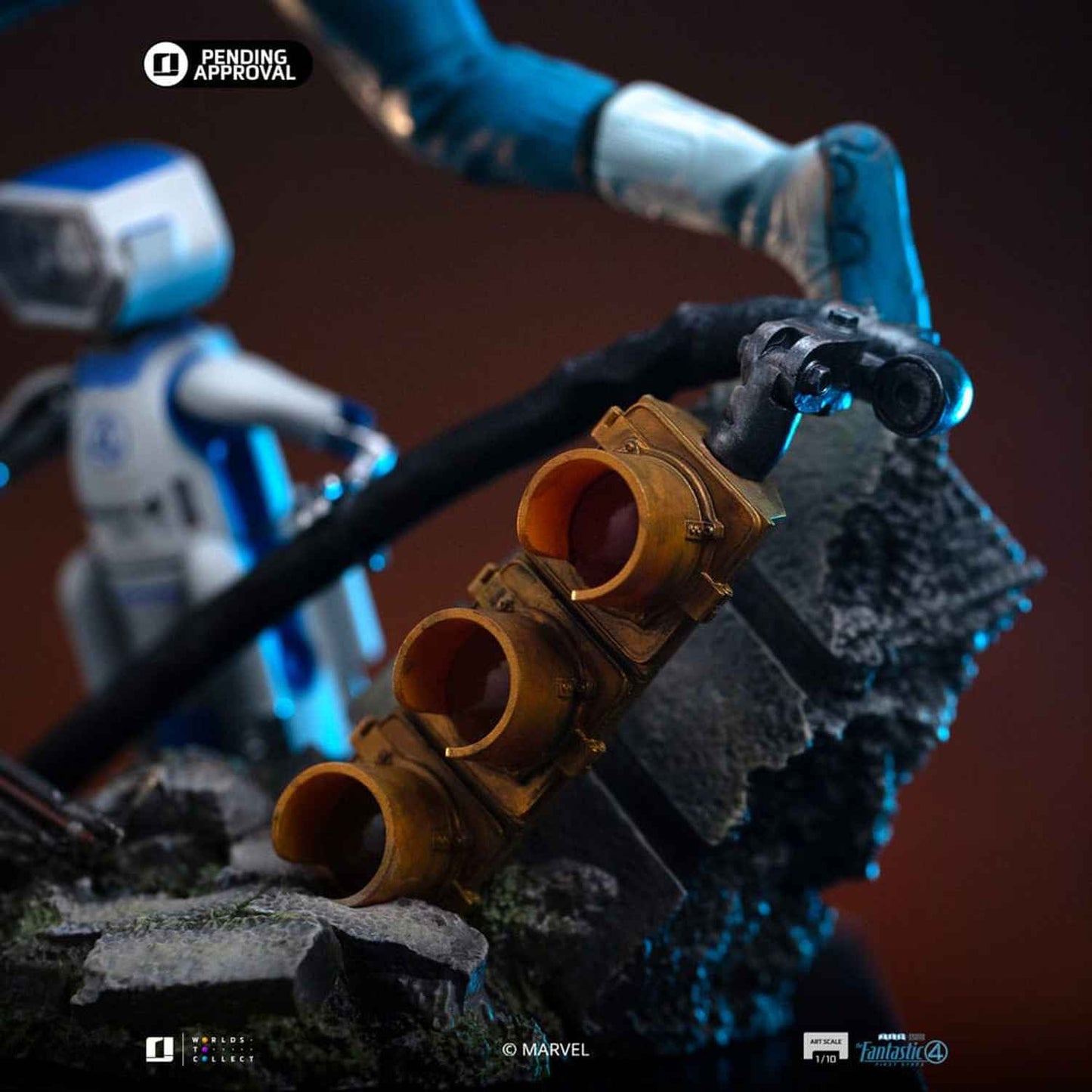 Iron Studios Marvel: Fantastic Four - Mr. Fantastic und H.E.R.B.I.E Art Scale 1/10 - Statue